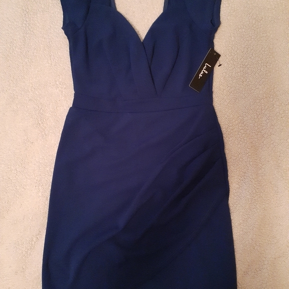 Blue Lulu's Mini Dress. Size Medium - Picture 2 of 6